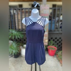 B. Darlin Juniors Navy Romper